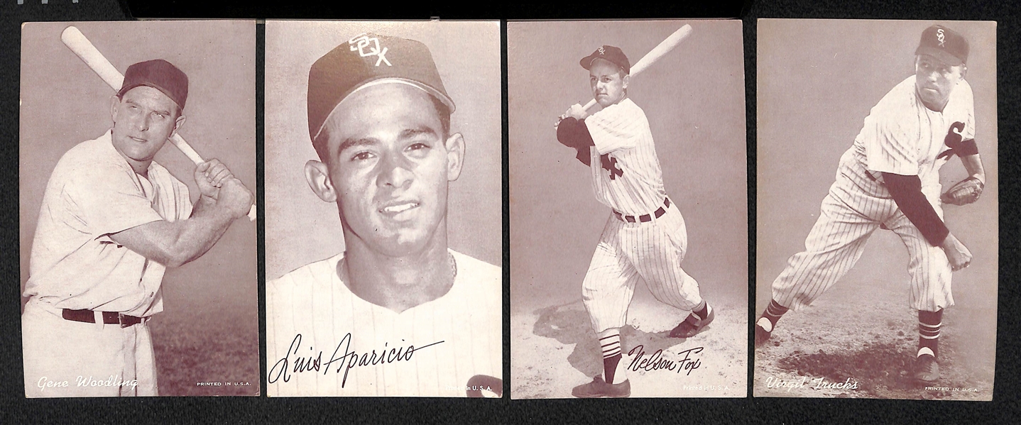 Lot of 15 Baseball Exhibit Cards from 1947-1961 w. Mickey Mantle